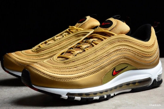 AIR METALLIC QS 884421-700 OG NIKE GOLD MAX 97 0824